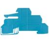 Bolt-type screw terminals, Accessories, Partition plate, Dark Beige, 2 mm WTW WFF35 1067100000 šedá Weidmüller 10 ks Bolt-type screw terminals, Accessories, Partition plate, Dark Beige, 2 mm WTW WFF35 1067100000 šedá Weidmüller 10 ks