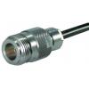 Huber+Suhner Koaxiální konektor, řada: 21_N Vnitřní, 50 Ω, orientace těla: Rovný, Kabel Kulatý koaxiální konektor Huber+Suhner Koaxiální konektor, řada: 21_N Vnitřní, 50 Ω, orientace těla: Rovný, Kabel Kulatý koaxiální konektor