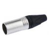 Neutrik Konektor XLR, počet kontaktů: 4, orientace těla: Rovný Vnější, pokovení: Stříbro přes nikl, Kabel, 50 V,
