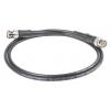 Koaxiální kabel, řada: BNC RG58C/U, Černá Polyvinylchlorid, vnější průměr: 4.95 mm OD 1 m 50 Ω Atem S koncovkou