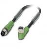Kabel ovladače snímače, A: Vnější, A: Rovný M8 3, B: M8, B: Vnitřní, 60V 3, IP65, IP67, IP68 Phoenix Contact 1 m Kabel ovladače snímače, A: Vnější, A: Rovný M8 3, B: M8, B: Vnitřní, 60V 3, IP65, IP67, IP68 Phoenix Contact 1 m