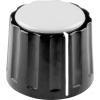 Mentor 332.61 332.61 otočný knoflík s označením černá (Ø x v) 20 mm x 15 mm 1 ks