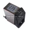Filtrovaná vidlice AC FN284-1-06, 250 V / 1 A, RLC filtr