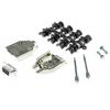 MH Connectors MHHDS62-M-N-B-S zástrčka D-SUB 180 ° Pólů: 62 do DPS 1 k...