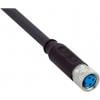 Kabel konektoru, A: Vnitřní, A: M8, Rovný 3, B: Rovný M12, B: Vnější, 800V 4, IP65, IP66K, IP67, řada: YF8U23 SICK 10 m