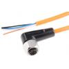 Kabel ovladače snímače, A: Vnitřní, A: M12 4, B: Bez koncovky, B: Vnitřní, 36V dc 5, IP65, IP67, IP68, IP69K, řada: Kabel ovladače snímače, A: Vnitřní, A: M12 4, B: Bez koncovky, B: Vnitřní, 36V dc 5, IP65, IP67, IP68, IP69K, řada: