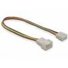 Delock sériový kabel [1x Zástrčka - 1x zásuvka], 0.2 m, vícebarevná