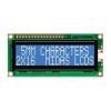 Monochromatický LCD displej MC21605G6WD-BNMLW-V2, řada: G Alfanumerické podsvícení LED Modrá 8bitový Midas Bílá 2 x 16