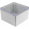 Hammond Electronics 1554 PC CL 1554QA2GYCL univerzální pouzdro polykarbonát šedá 1 ks Hammond Electronics 1554 PC CL 1554QA2GYCL univerzální pouzdro polykarbonát šedá 1 ks