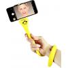 Monkeystick SELMONKEYY selfie tyč žlutá s Bluetooth, vč. držáku smartphonu