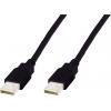 Digitus USB kabel USB 2.0 USB-A zástrčka, USB-A zástrčka 5.00 m černá AK-300101-050-S