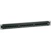 Value 24 portů síťový patch panel 483 mm (19) CAT 5e 1 U černá