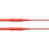 Schützinger HSPL 8568 / AWG16 / 200 / RT bezpečnostní měřicí kabely zástrčka 4 mm zástrčka 4 mm červená 1 ks