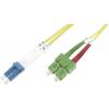 Digitus DK-292SCA3LC-03 optické vlákno optické vlákno kabel 3.00 m žlutá [1x zástrčka SC/APC 8° - 1x zástrčka LC] 9/125 µ Singlemode OS2