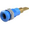 Staubli Testovací zásuvka, 4 mm, 30V ac, 25A, Modrá, Vnitřní Jazýček, materiál kontaktu: Slitina měď-zinek, pokovení Staubli Testovací zásuvka, 4 mm, 30V ac, 25A, Modrá, Vnitřní Jazýček, materiál kontaktu: Slitina měď-zinek, pokovení