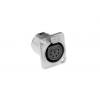 Amphenol Industrial Konektor XLR, barva Stříbrná, počet kontaktů: 7, orientace těla: Rovný Vnitřní, pokovení: Zlatá, Amphenol Industrial Konektor XLR, barva Stříbrná, počet kontaktů: 7, orientace těla: Rovný Vnitřní, pokovení: Zlatá,