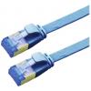 Value 21.99.2150 RJ45 síťové kabely, propojovací kabely CAT 6A F/UTP 0.50 m modrá stíněný, plochý, pozlacené kontakty 1 ks Value 21.99.2150 RJ45 síťové kabely, propojovací kabely CAT 6A F/UTP 0.50 m modrá stíněný, plochý, pozlacené kontakty 1 ks