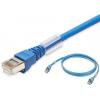 Omron Cat6a Ethernetové kabely, řada: XS6W, Modrá, Nízko dýmivý bezhalogenový, 30V dc 1.5 m 8, typ pláště: Stíněné Omron Cat6a Ethernetové kabely, řada: XS6W, Modrá, Nízko dýmivý bezhalogenový, 30V dc 1.5 m 8, typ pláště: Stíněné