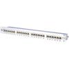 Metz Connect 130855C-E 24 portů síťový patch panel 483 mm (19) CAT 6A 1 U stříbrná (metalíza) osazený