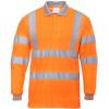 RS PRO Oranžová Unisex Reflexní tričko s límečkem S RS PRO Oranžová Unisex Reflexní tričko s límečkem S