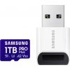 Samsung microSD Card PRO Plus (2023) paměťová kartam miniSDXC Retail 1 TB Class 10, UHS-Class 1, Class 3 UHS-I, v30 Video Speed Class, A2 Application