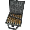 Brüder Mannesmann M54399 HSS sada spirálových vrtáku do kovu 99dílná 1 mm, 1.5 mm, 2 mm, 2.5 mm, 3 mm, 3.5 mm, 4 mm, 4.5 mm, 5 mm, 5.5 mm, 6 mm, 6.5 mm, 8 mm,