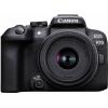 Canon EOS R10 + RF-S 18-45mm F4.5-6.3 IS STM digitální zrcadlovka RF-S 18-45 mm 24.2 Megapixel černá 4K video, stabilizace obrazu, Wi-Fi, integrovaný Canon EOS R10 + RF-S 18-45mm F4.5-6.3 IS STM digitální zrcadlovka RF-S 18-45 mm 24.2 Megapixel černá 4K video, stabilizace obrazu, Wi-Fi, integrovaný