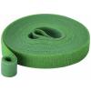 TRU COMPONENTS T24CA061 pásek se suchým zipem, ke spojování, háčková a flaušová část, (d x š) 5 m x 15 mm, zelená, 5 m