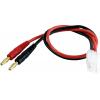 Amewi nabíjecí kabel [1x banánková zástrčka 4 mm - 1x Tamiya] 30 cm 28233