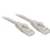 LINDY 45401 RJ45 síťové kabely, propojovací kabely CAT 6 U/UTP 0.50 m šedá s ochranou 1 ks LINDY 45401 RJ45 síťové kabely, propojovací kabely CAT 6 U/UTP 0.50 m šedá s ochranou 1 ks