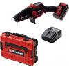 Einhell GE-PS 18/15 Li BL Kit Akku-Astkettensäge akumulátor Aku řetězová pila + akumulátor, vč. nabíječky, měkká rukojeť 18 V délka čepele 158 mm