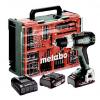 Metabo SB 18 L Set, 614053710 aku rázový utahovák, 60 Nm, 18 V, 2 Ah, Li-Ion, bezkartáčové, kufřík, vč. 2x aku, vč. nabíječky, vč. příslušenství Metabo SB 18 L Set, 614053710 aku rázový utahovák, 60 Nm, 18 V, 2 Ah, Li-Ion, bezkartáčové, kufřík, vč. 2x aku, vč. nabíječky, vč. příslušenství