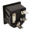 Bulgin Konektor IEC C14, orientace těla: Rovný, Zacvakávací montáž velikost pojistky 5 x 20 mm Vnější, 250V 10A Bulgin Konektor IEC C14, orientace těla: Rovný, Zacvakávací montáž velikost pojistky 5 x 20 mm Vnější, 250V 10A