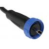 Bulgin Kabel USB Vnější, řada: 400, A: Micro USB typ B, 3 m Vnější, Černá, B: USB typu A