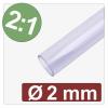 Quadrios 25CA604 smršťovací bužírka bez lepidla transparentní 2 mm 1 mm Poměr smrštění:2:1 metrové zboží Quadrios 25CA604 smršťovací bužírka bez lepidla transparentní 2 mm 1 mm Poměr smrštění:2:1 metrové zboží