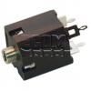 Zásuvka jack 3,5 mm stereo AMP ACJS-MV35-5, plast