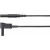 Schützinger MSWFK A341 / 1 / 100 / SW měřicí kabel zástrčka 4 mm zástrčka 4 mm černá 1 ks Schützinger MSWFK A341 / 1 / 100 / SW měřicí kabel zástrčka 4 mm zástrčka 4 mm černá 1 ks