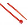 Stahovací páska Nerozpojitelné 100 mm 2.5mm Červená Nylon 66 RS PRO