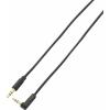SpeaKa Professional SP-7870060 jack audio kabel [1x jack zástrčka 3,5 mm - 1x jack zástrčka 3,5 mm] 1.00 m černá pozlacené kontakty, SuperSoft opletení
