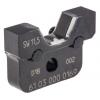 Krimpovací čelisti, řada: InduCom 10 mm HARTING Černá
