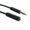 Pomocný kabel, řada: RS PRO délka 2 m, A: Vnější, A: Stereo jack 3,5 mm RS PRO, B: Vnitřní, B: Stereo jack 3,5 mm, Černá