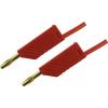 Hirschmann Test & Measurement MLN 200/2,5 RT měřicí kabel lamelová zástrčka 4 mm lamelová zástrčka 4 mm 2.00 m červená 1 ks