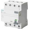 Jistič zbytkového proudu 4pólový Typ A 63A 100 mA Siemens Typ A SENTRON 5SV3 VDE, CE, UKCA, EAC