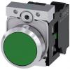 Siemens Tlačítkový spínač, řada: SIRIUS ACT 3SU11 IP66, IP67, IP69K SPST Deska 22 mm Zelená