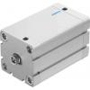 Pneumatický kompaktní válec, řada: ADN 536350 Dvojčinný ADN-63-80-I-P-A, vývrt: 63 mm Festo, délka: 80 mm