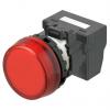 Kontrolka pilotního světla, řada: M22N barva Červená Miniaturní Krimpovací, 24V 22 mm Omron, IP66 Panel
