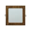 Podhledové LED světlo TRIXLINE 12 W, 168×168 mm, dřevo, vestavné Podhledové LED světlo TRIXLINE 12 W, 168×168 mm, dřevo, vestavné