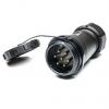Kulatý konektor, počet kontaktů: 7, Kabel RS PRO, pohlaví kontaktu: Vnější, orientace těla: Rovný Zásuvka, řada: SP29