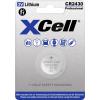 XCell knoflíkový článek CR 2430 3 V 1 ks 280 lithiová XCell knoflíkový článek CR 2430 3 V 1 ks 280 lithiová