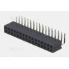 Dutinková lišta DS1024-2X16R2, 2×16 kontaktů, 2,54 mm, 90°